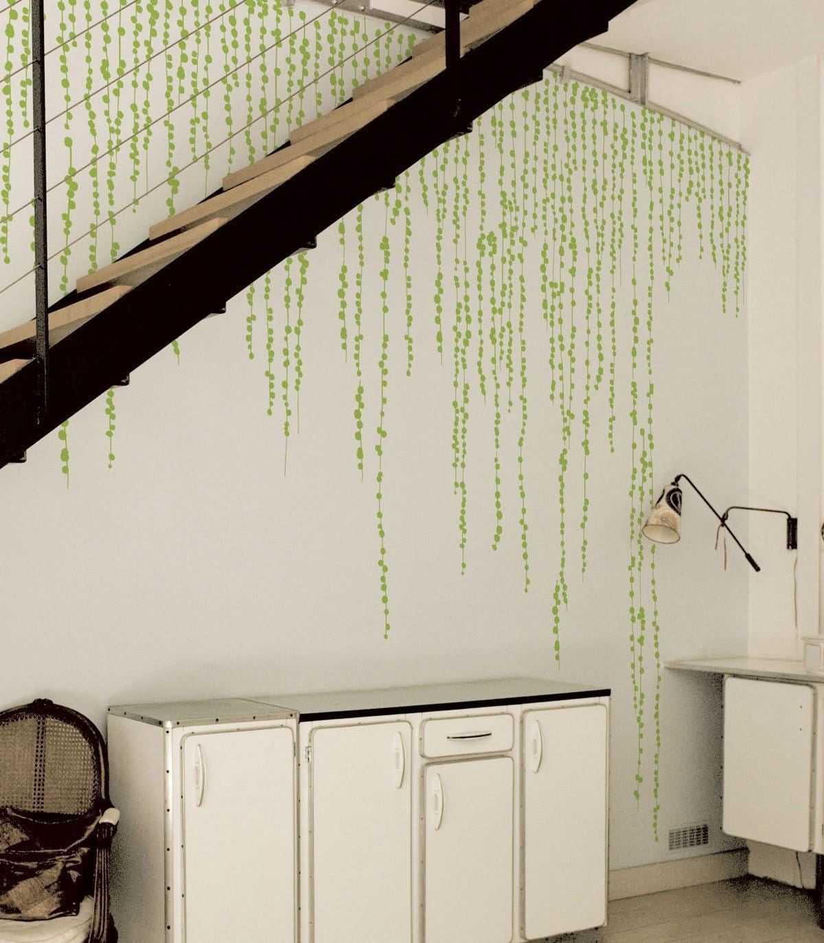Le Wallsticker Jungle Peas, design IchetKar, édition Domestic
