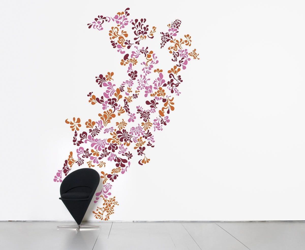 Le wallsticker mini pop flower, design IchetKar, édition Domestic
