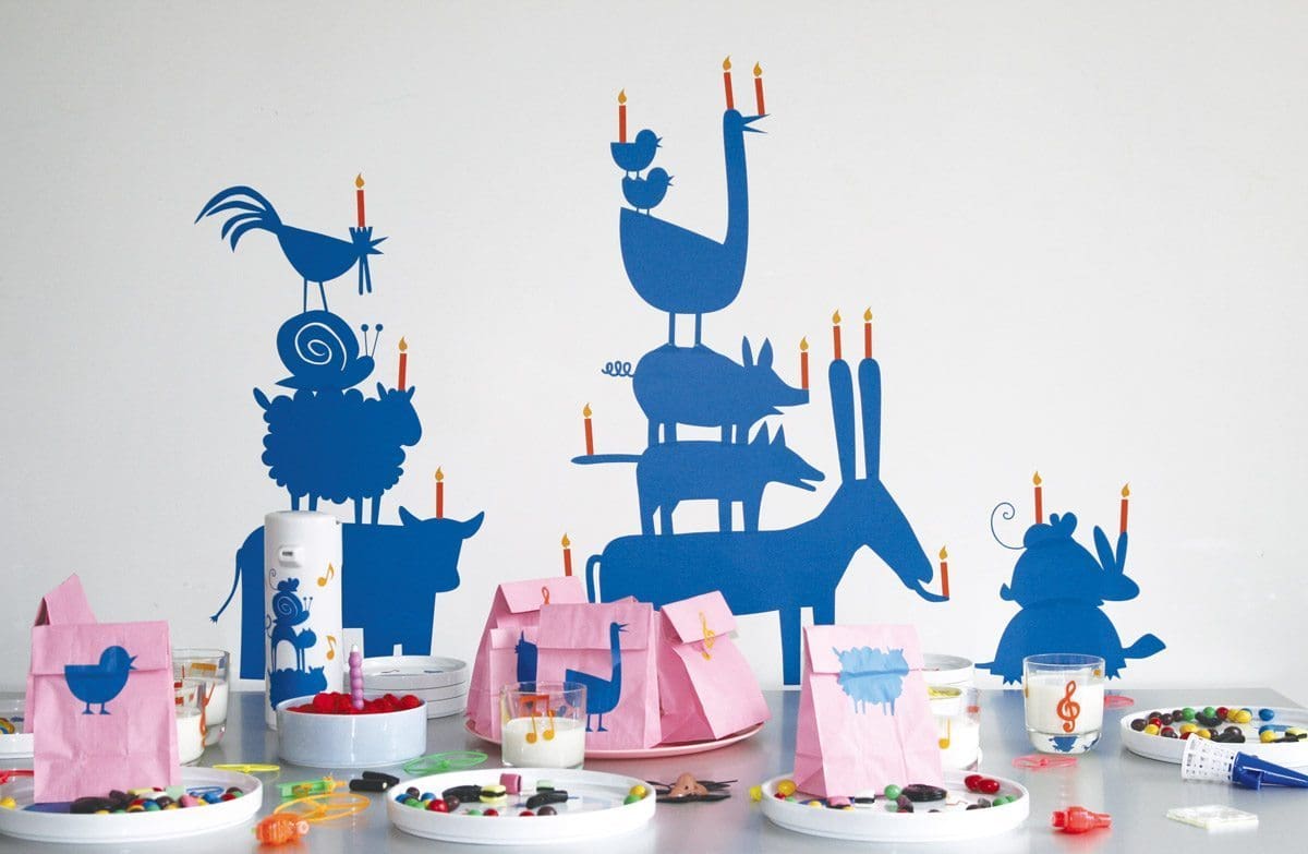 Wallsticker Brême Party Kit, pour les anniversaires, design IchetKar, edition Domestic