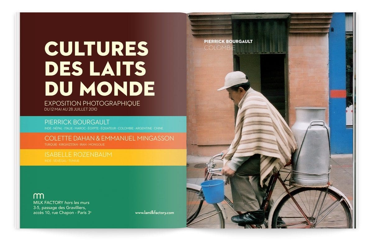 bloc-notes milk factory 2 laits du monde exposition photographie pierre bourgault ichetkar