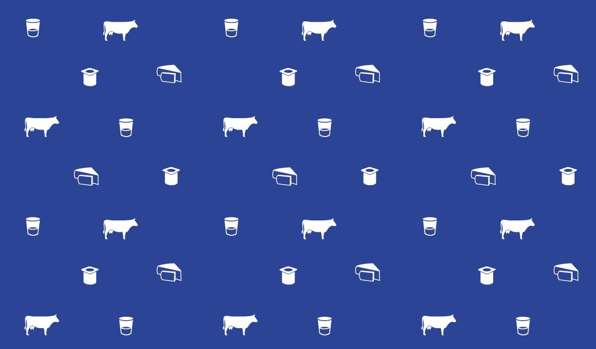 milk kit motif pictogram vache