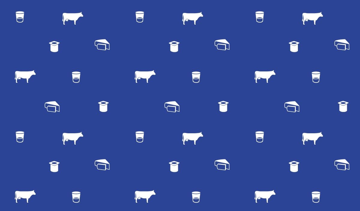 milk kit motif pictogram vache