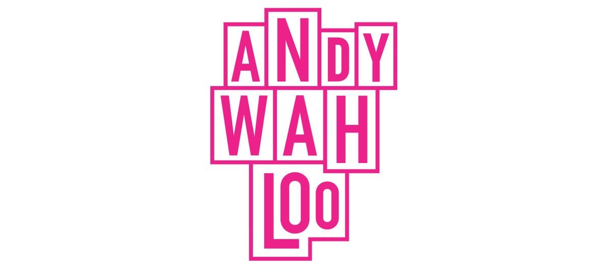 andy wahloo logo rose pop art rebeu