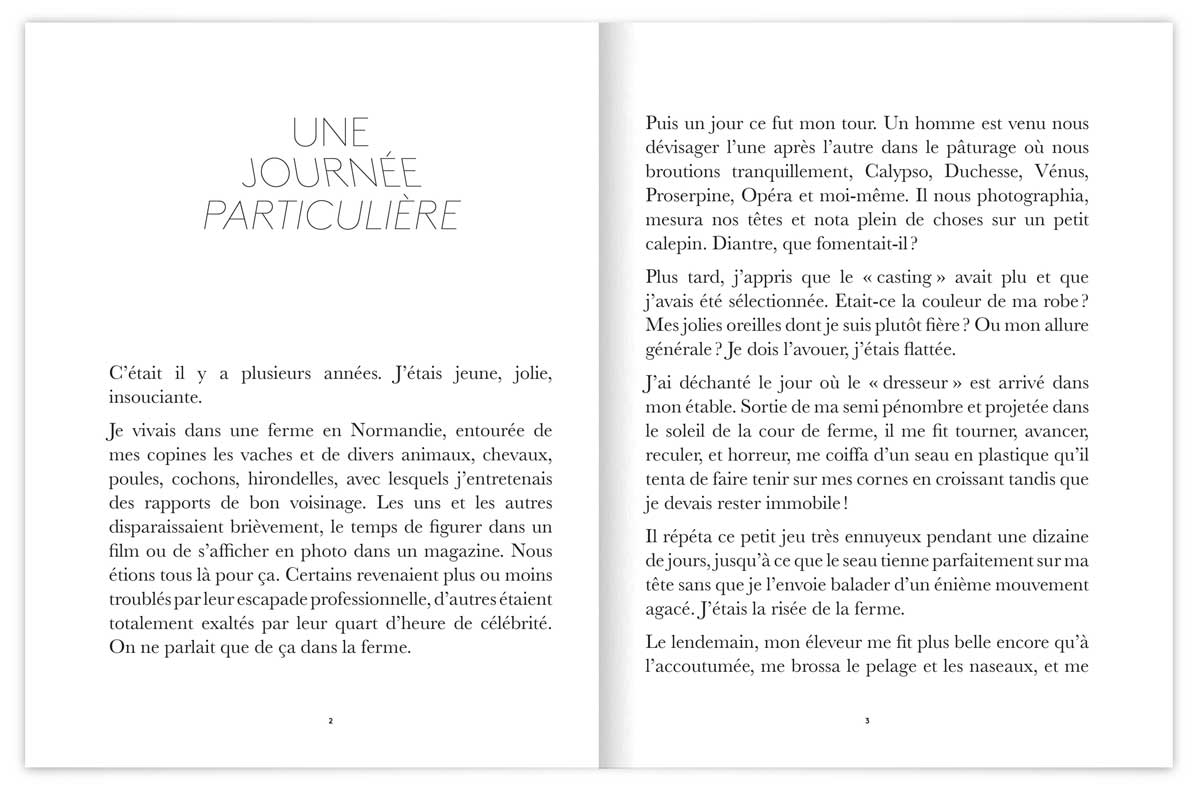 un journée particulière, texte de Claude Deloffre