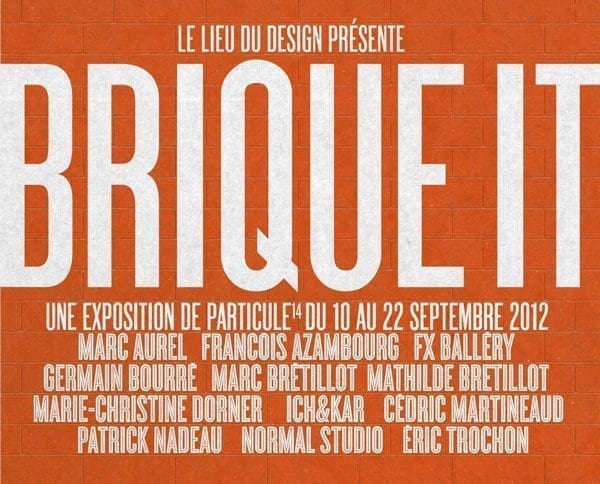Exposition Brique It au Lieu Du Design, Ich&Kar intègre l'association culturel et éducative Particule14
