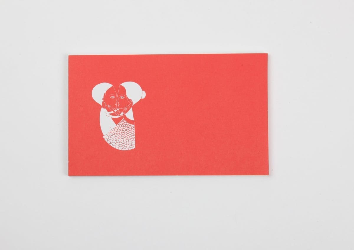Livre-objet rouge de Fred Le Chevalier. Design graphique par Ich&Kar. Editions Echos.