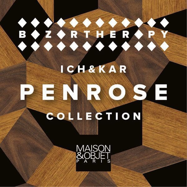 La collection Penrose de Ich&Kar, sur le stand de Bazartherapy, au Salon Maison et Objets Paris 2015