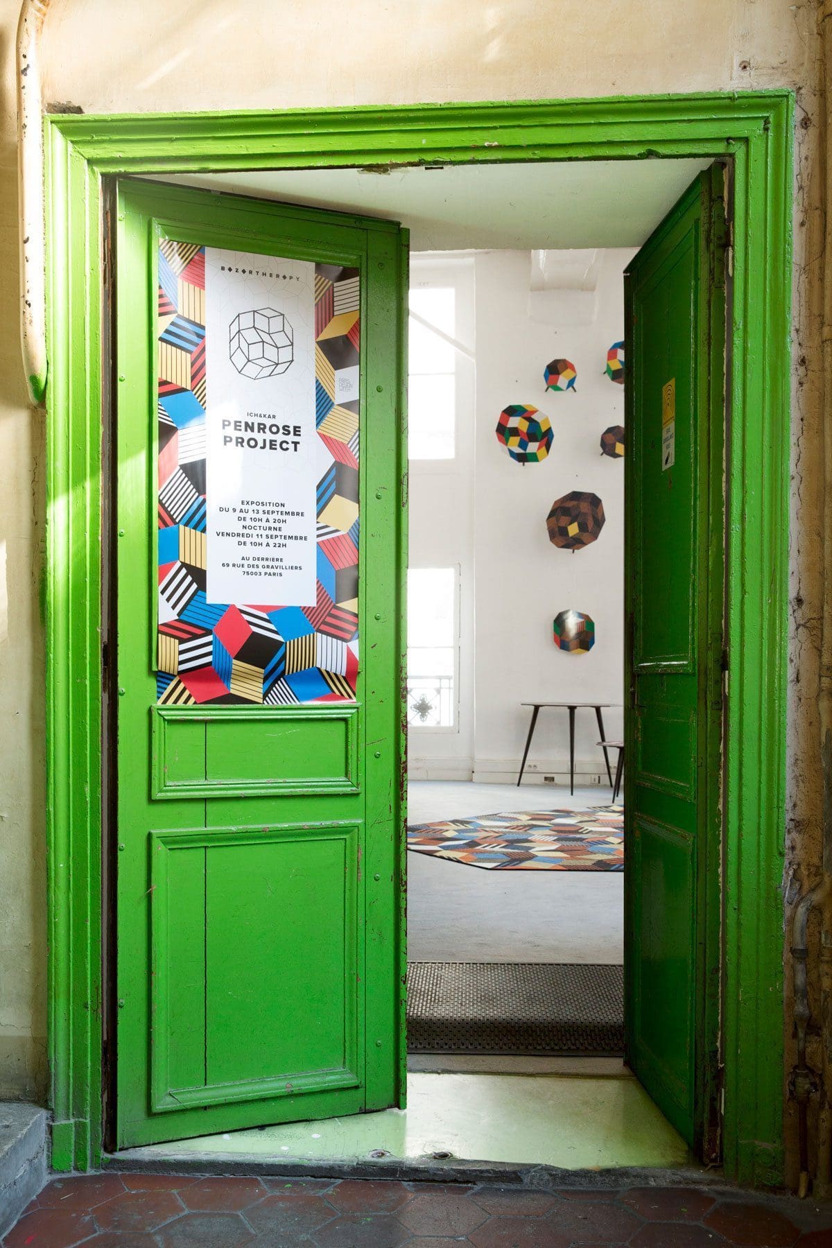 Exposition Penrose Project ouverture, Ich&Kar - Bazartherapy, Paris Design Week 2015, restaurant Le Derrière