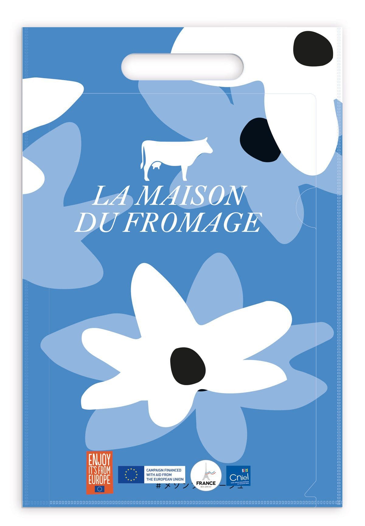 sac clear file maison du fromage tokyo all over fleurs