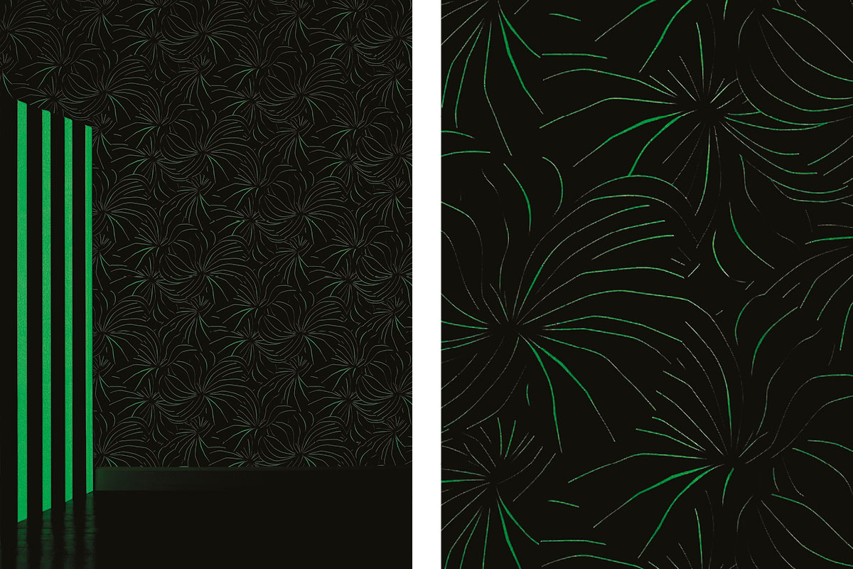 Papier Peint Phosphorescent