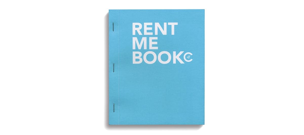 La couverture du Rent me book du condesa df, design Ichetkar