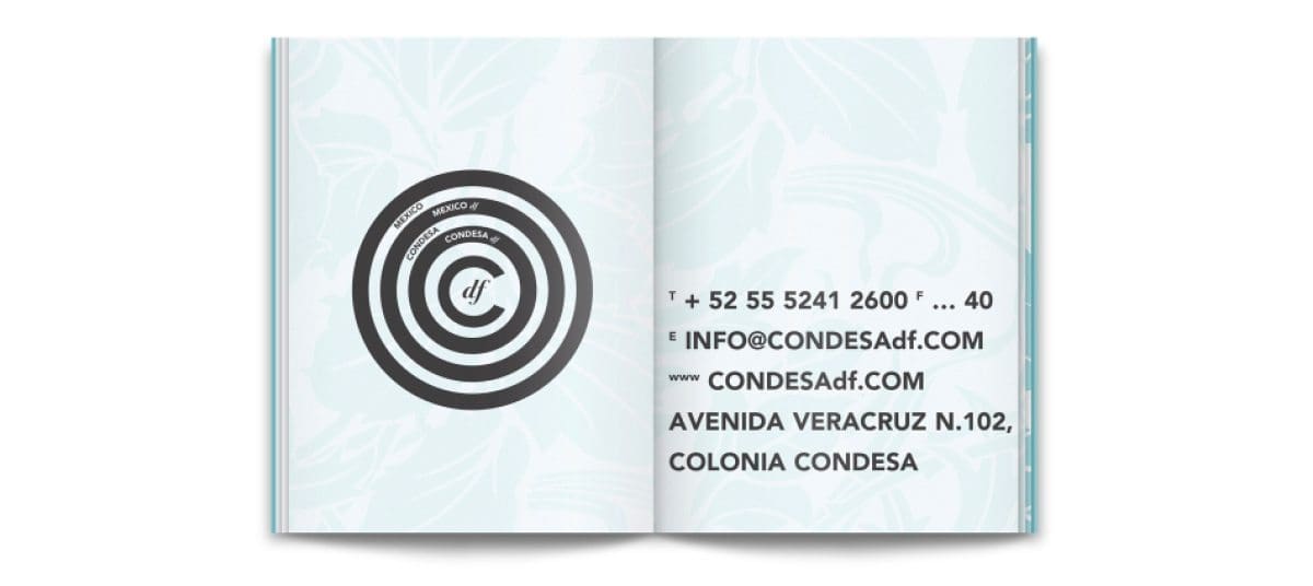 The invitation book du condesa df, design Ichetkar