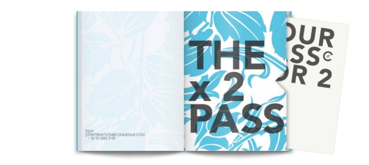 The invitation book du condesa df, design Ichetkar