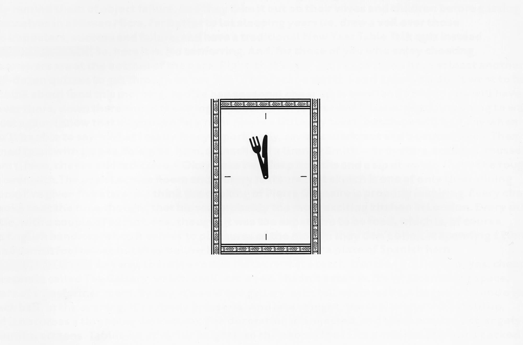 detail, bijou culinaire fourchette et couteau signé ichetkar