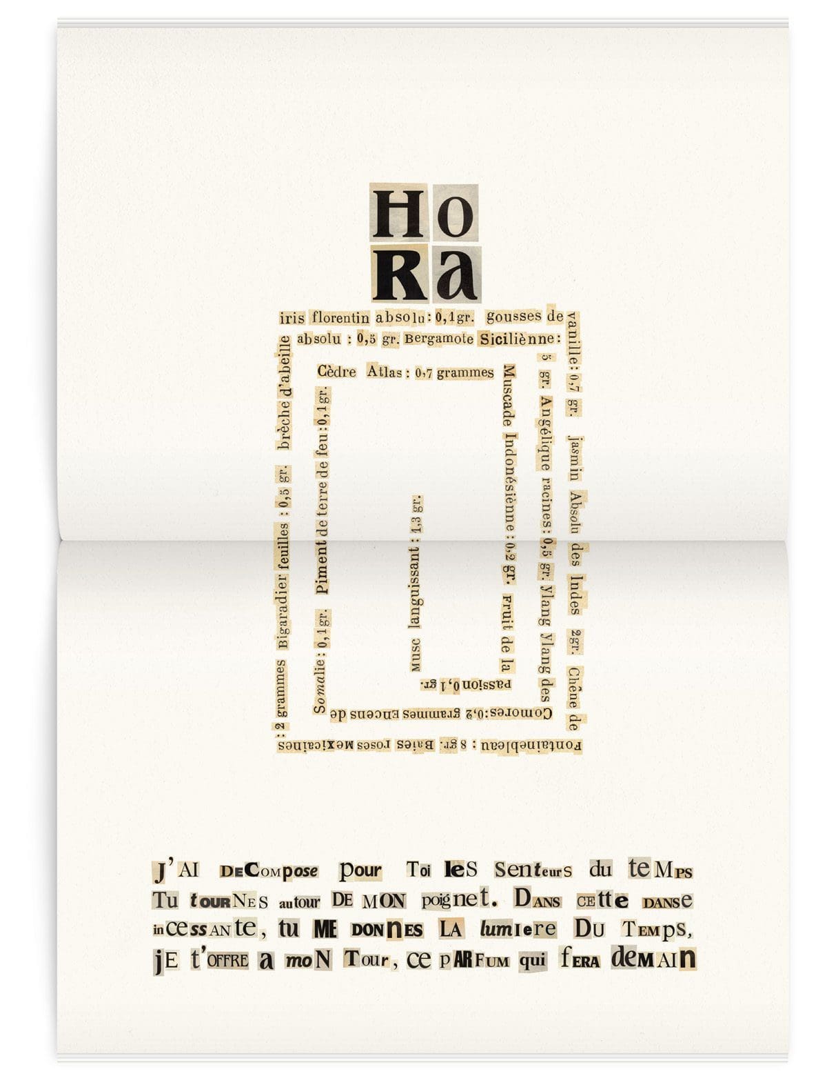 La page Hora du magazine Iconofly, revue d’art autour d’un accessoire, la montre, design IchetKar