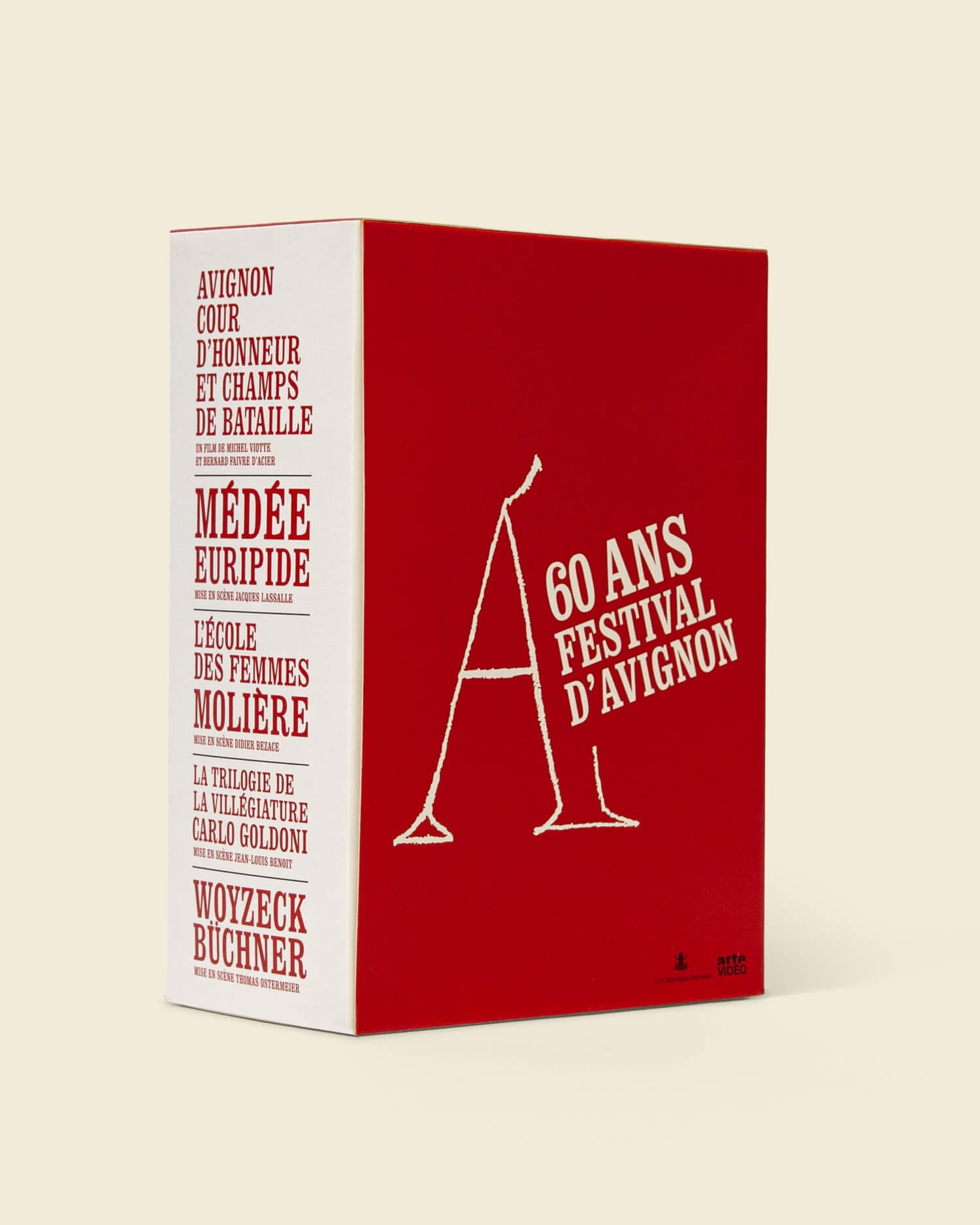 Pour les 60 ans du Festival d'Avignon, Arte edition publie un coffret DVD et confie a IchetKar le direction artistique