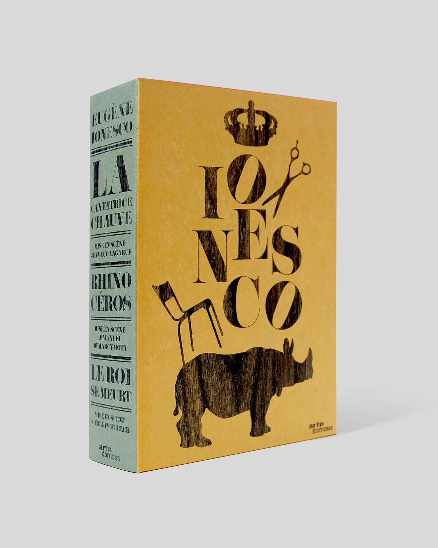 Coffret DVD Arte Edition des films de Eugène Ionesco, direction artistique IchetKar