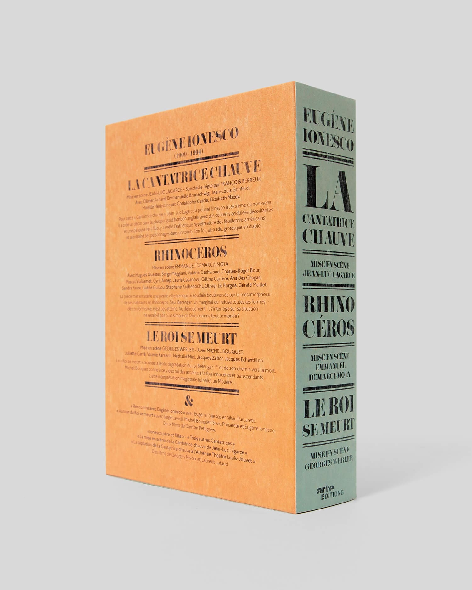 Arte Edition sorte le coffret DVD des films de Eugene Ionesco, design graphique et illustration IchetKar