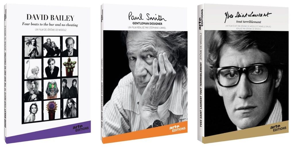 Le DVD Arte Mode sur David Bailey, Paul Smith, Yves Saint Laurent, design IchetKar