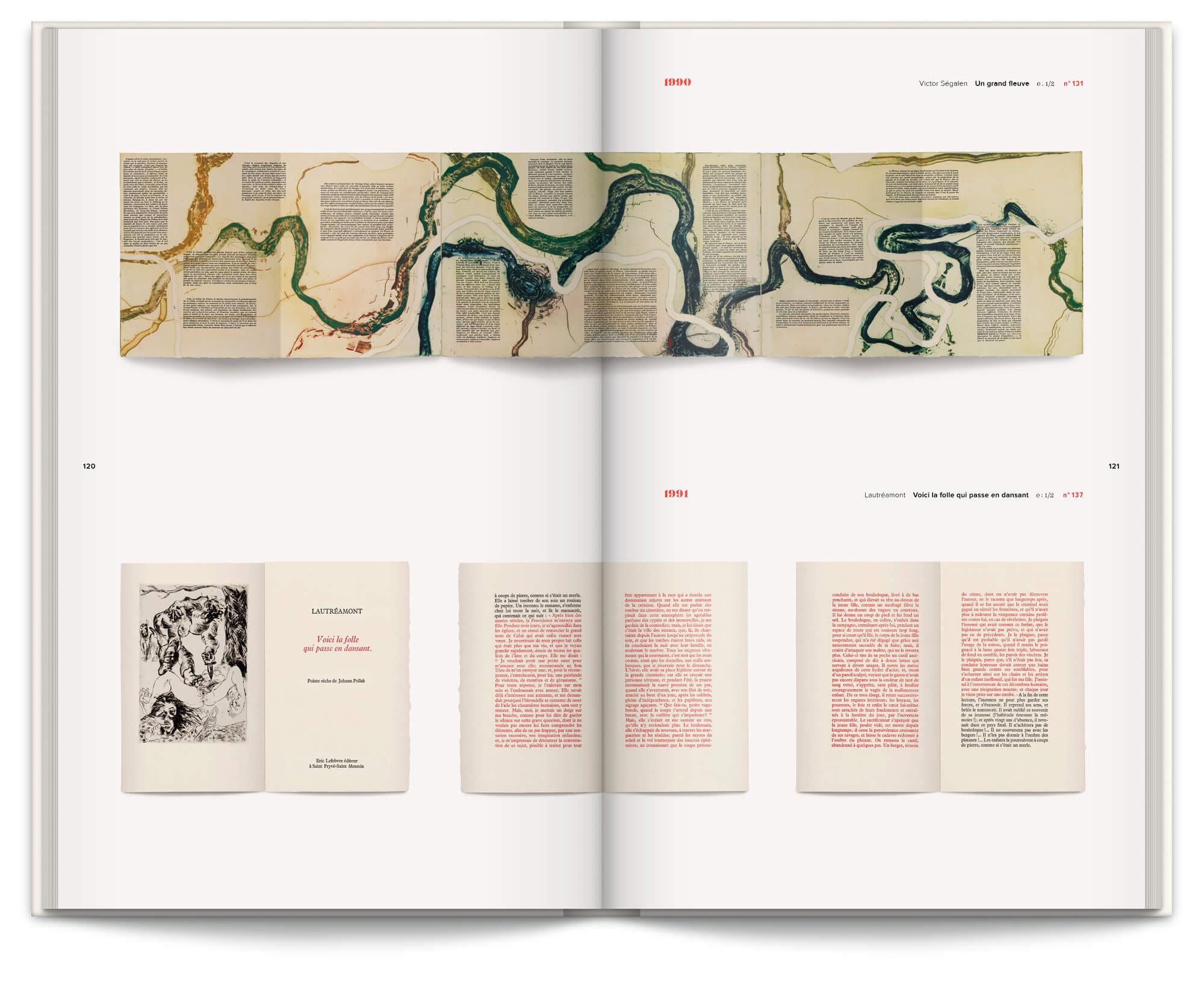 Livre "Jean-Jacques Sergent, Soldat de plomb", témoignages et sélection iconographique des plus belles réalisations de l'éditeur imprimeur typographe, design graphique Ich&Kar.