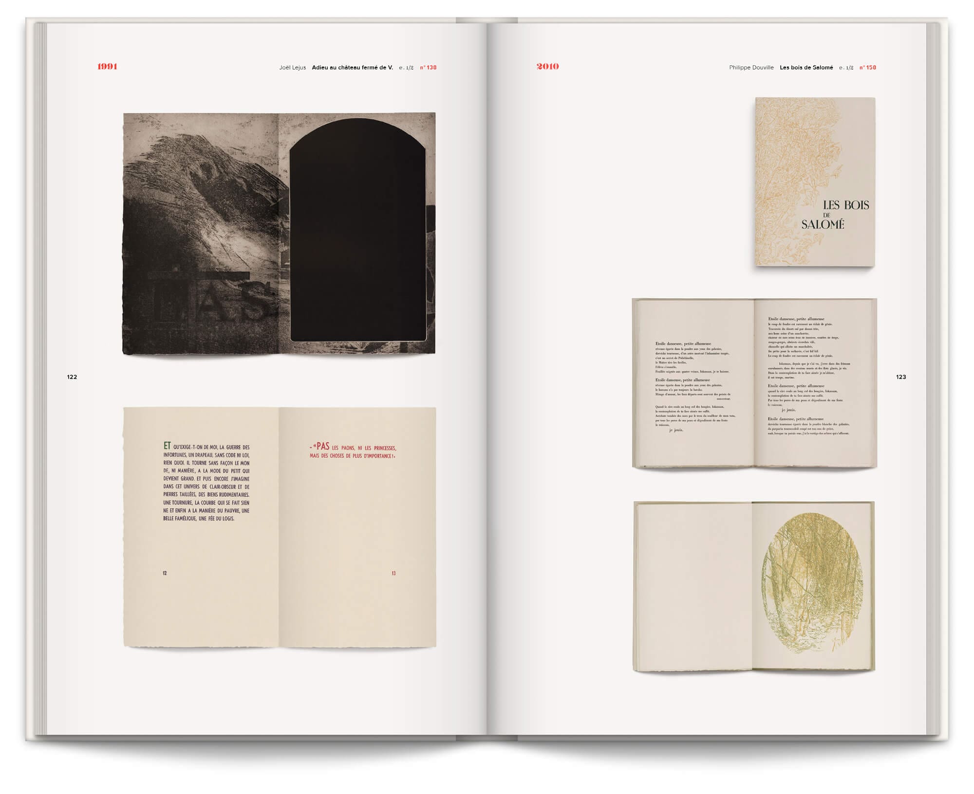 Livre "Jean-Jacques Sergent, Soldat de plomb", témoignages et sélection iconographique des plus belles réalisations de l'éditeur imprimeur typographe, design graphique Ich&Kar.