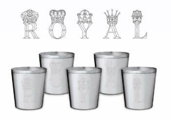 Ich&Kar réinvente la timbale de naissance de Christofle avec les « Lettrines Royal », un hommage royal à l'enfant.