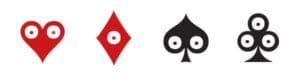 Pokerface Cœur Carreau Trèfle et Pique, le motif iconique du duo Ich&Kar