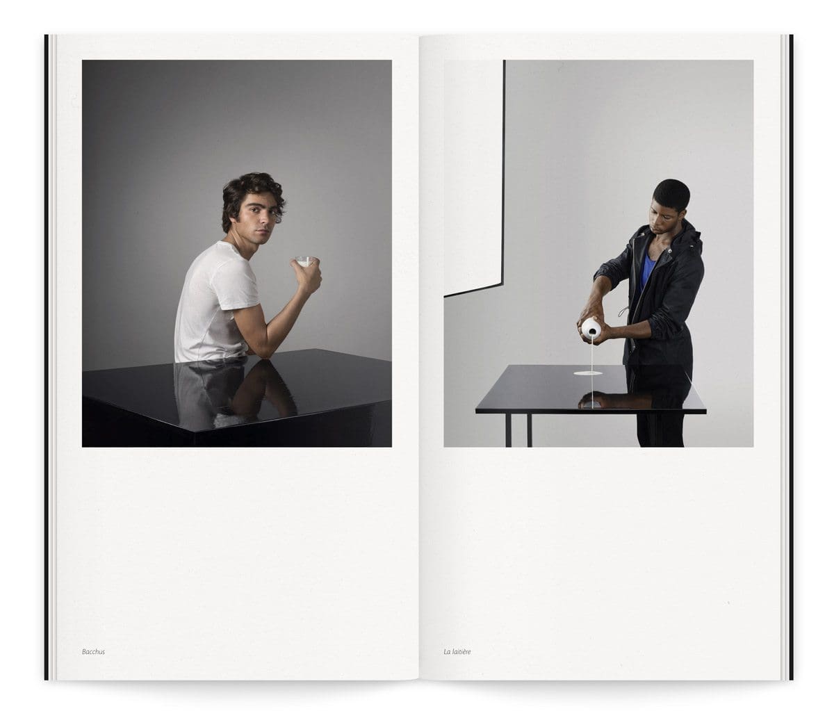 Catalogue de l'exposition Lac de Colombe Clier, texte de Yves Mirande. Une mise en page pure et délicate, design Ich&Kar