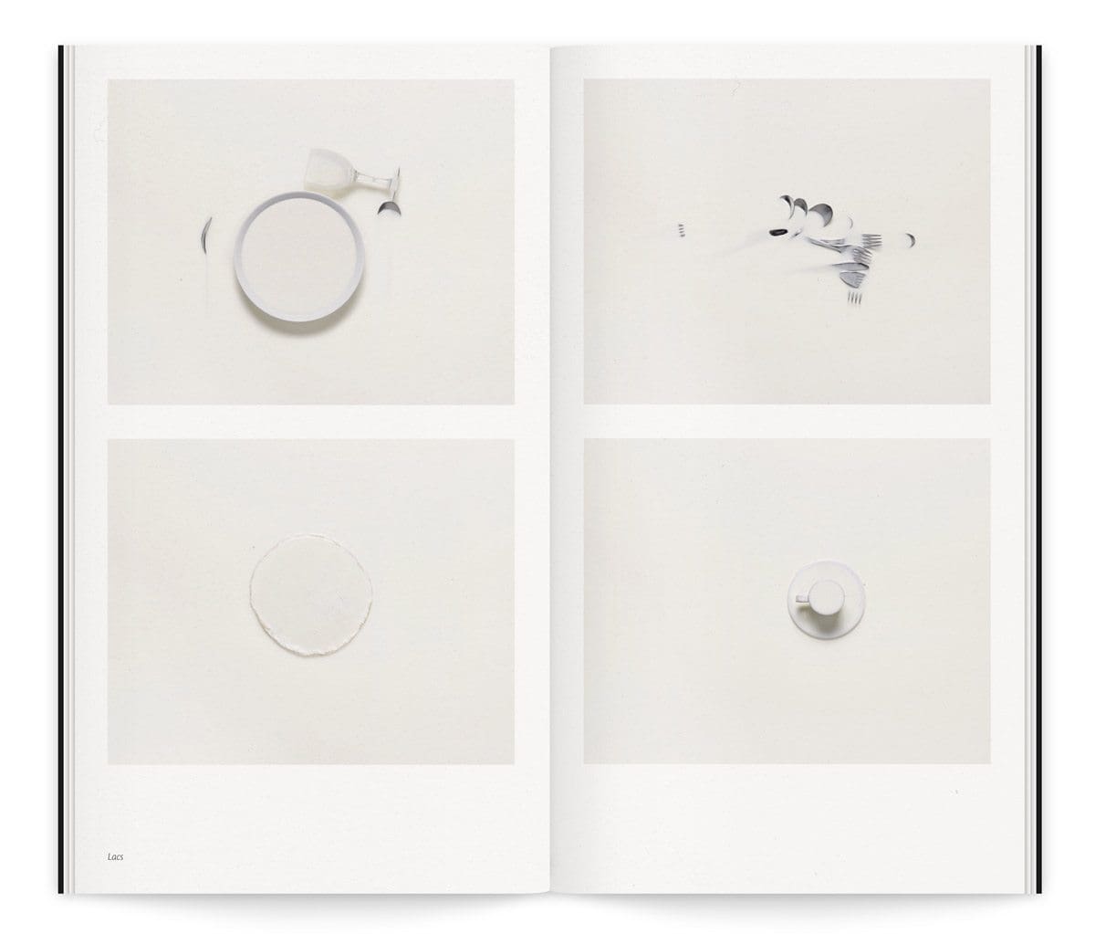 Catalogue de l'exposition Lac de Colombe Clier qui revisite des tableaux emblématiques de l’histoire de l’art en mettant en scène la puissance attractive et irrésistible du lait pour la Milk Factory, design Ich&Kar