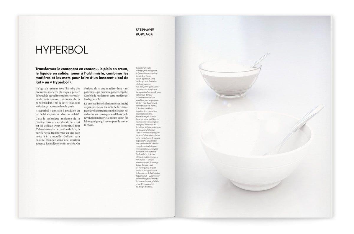 sté^hane bureau pour la Milk, catalogue exposition Milk Lab dessiné par IchetKar