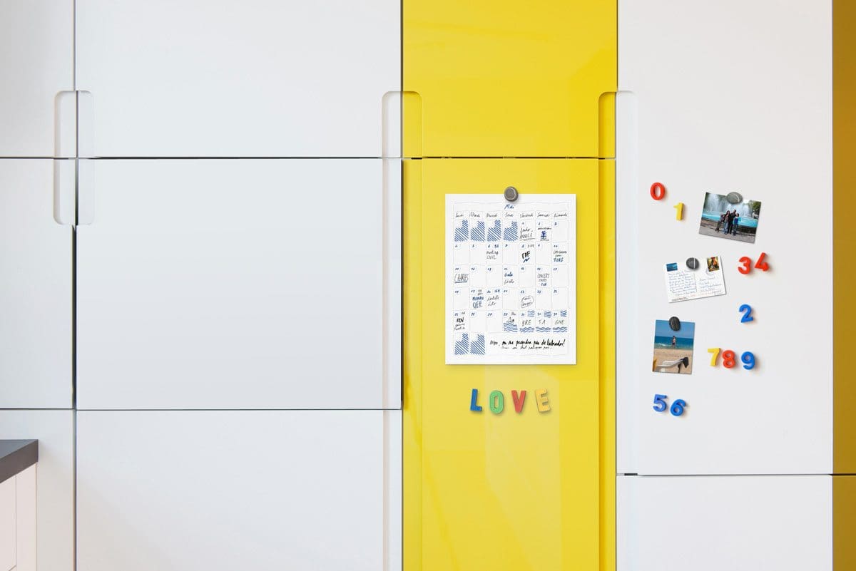 Wall Memo Calendar, un calendrier à accrocher dans la maison, édition Moulin Flèche