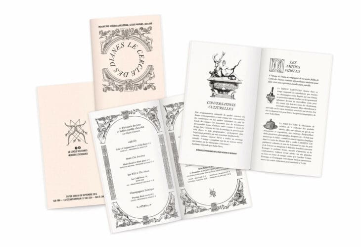 Ich&Kar dessine Le Cercle des Dianes, pensé comme un lieu édénique et éphémère il transcende les codes des cafés parisiens.