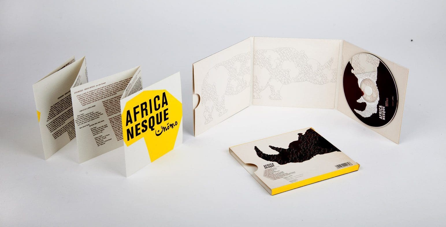 compilation musicale du momo londres africanesque pochette artwork par IchetKar