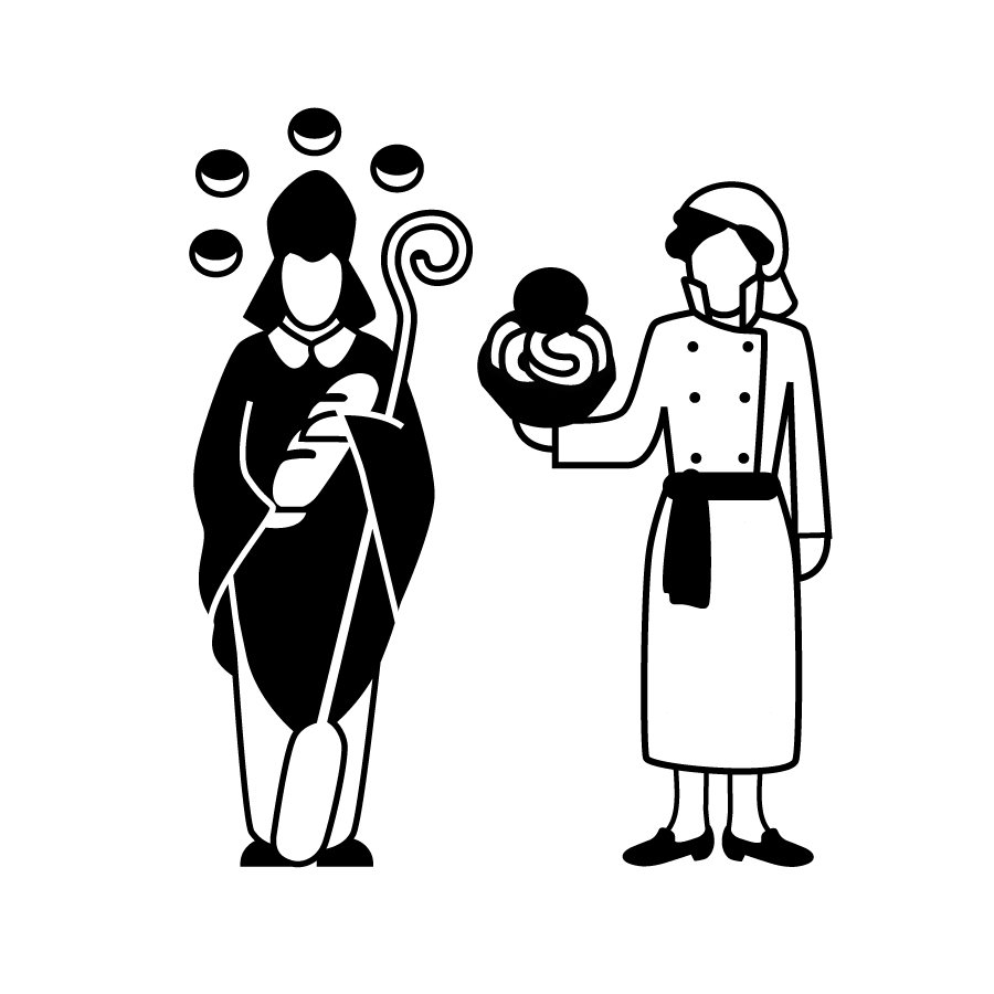 histoire du saint-honoré illustrations pictogrammes ichetkar