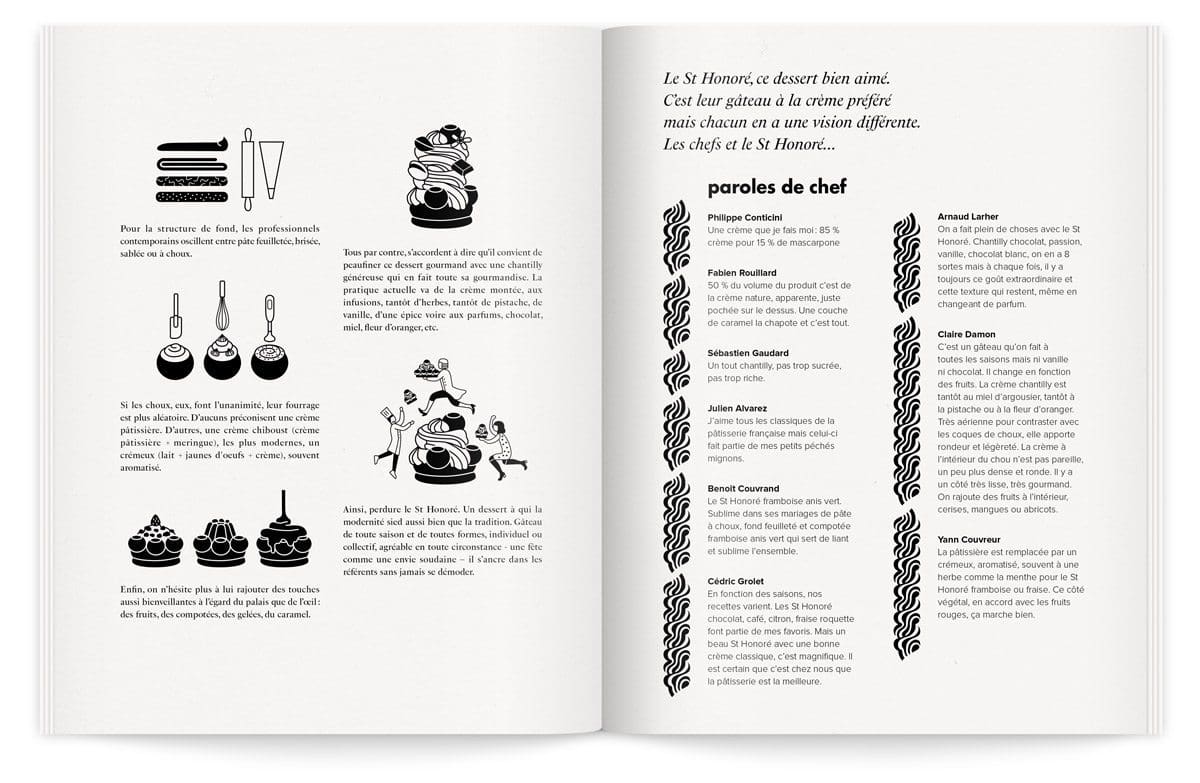 histoire du saint-honoré illustrations pictogrammes ichetkar