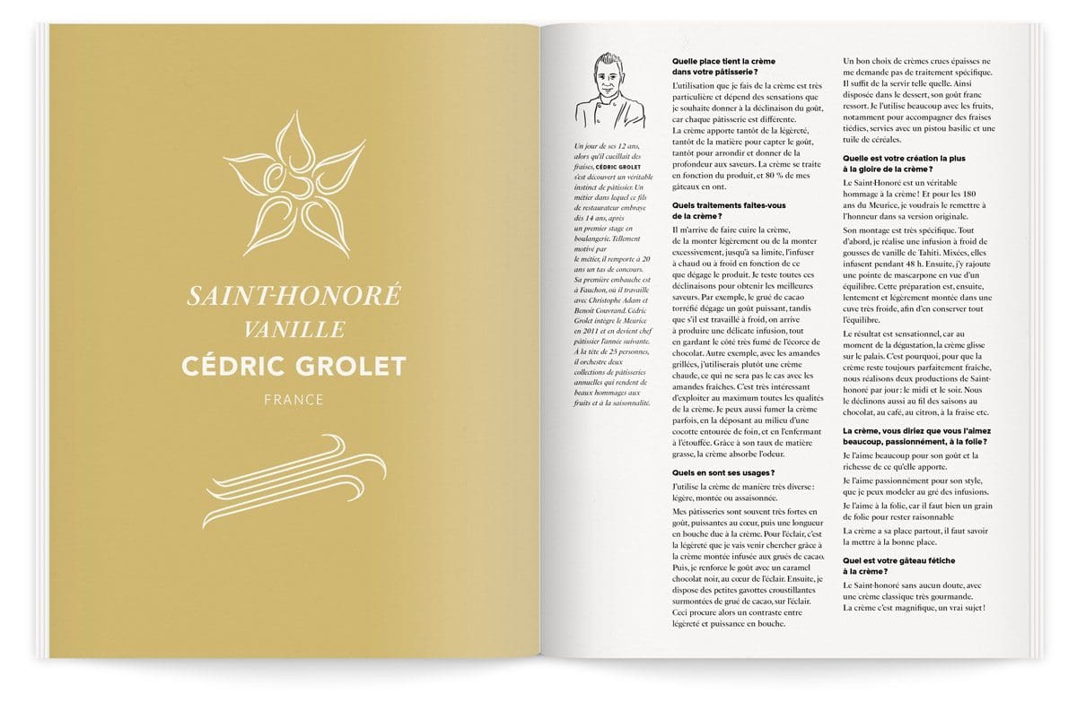 cédric grollet saint honoré vanille illustration ichetkar