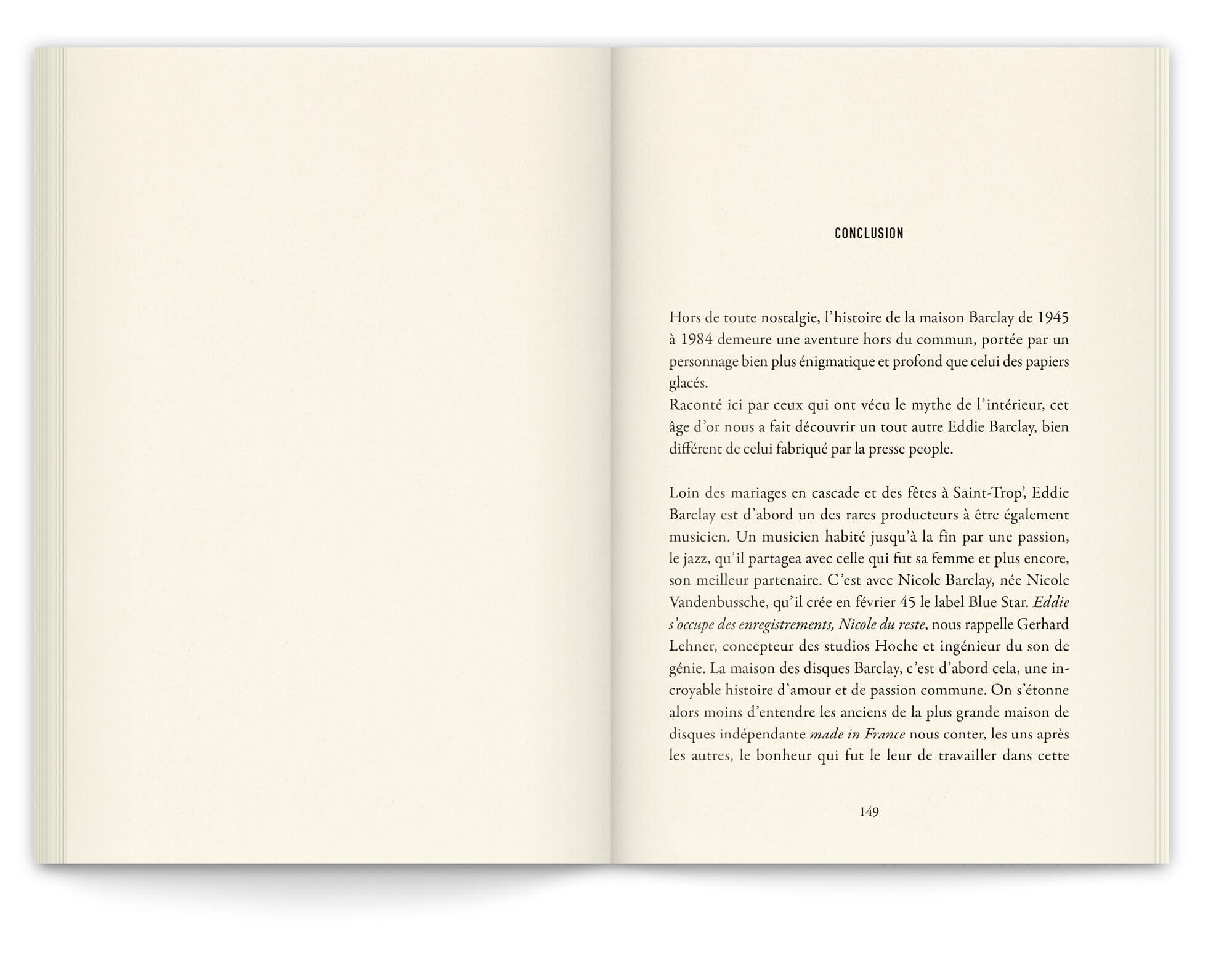 Livre Barclay, une histoire de haute fidélité, chapitre Denise Molvinger, graphiste IchetKar