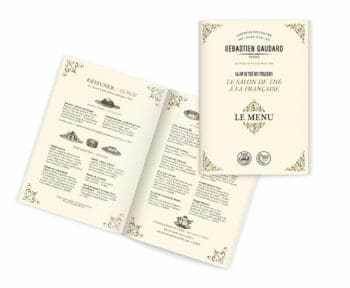 Ich&Kar dessine un menu raffiné pour la Pâtisserie-Salon de Thé des Tuileries, la deuxième adresse au coeur de Paris de Sébastien Gaudard.