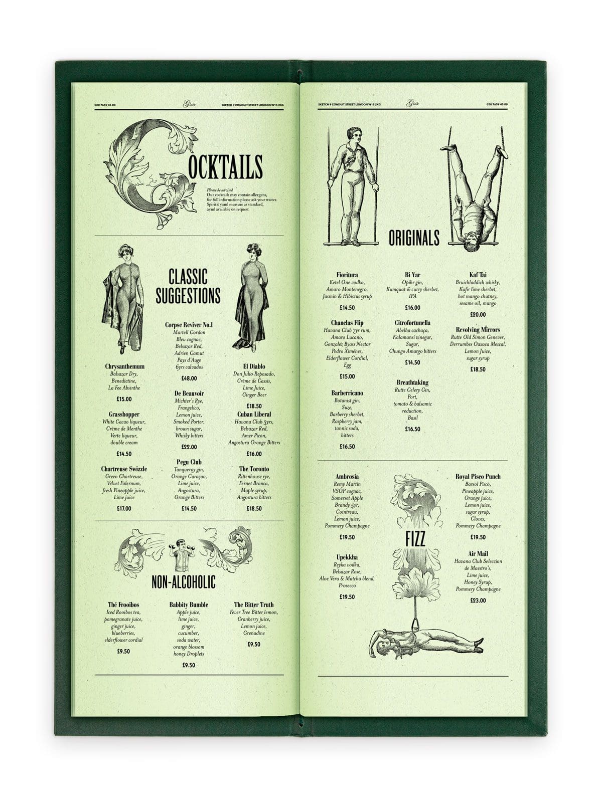 papier buvard et toile de sapin, la carte des jardins du Glade de l’hotel particulier Sketch, design Ich&Kar