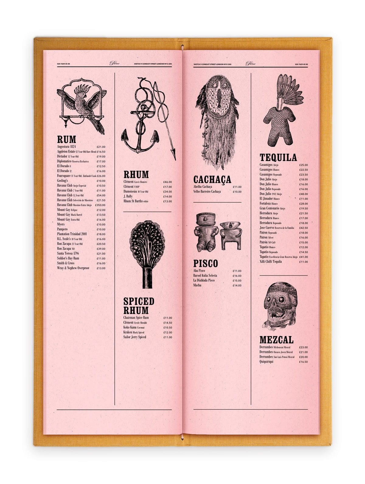 les cocktails du Parlour, le restaurant du Sketch, signé ich&kar