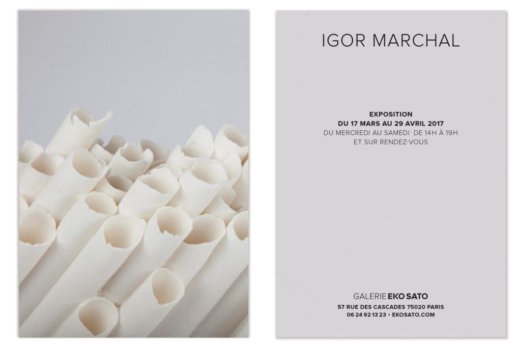 un carton contemporain pour IGOR MARCHAL dessiné par ich et kar