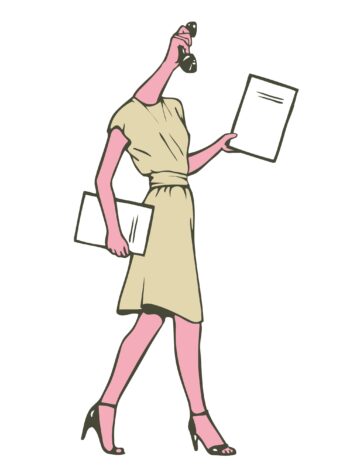 Henya Mekki, dessinée en comics glamour et super héroïne par Ichetkar, une identité super héroïne pour la Wonder Consultante.