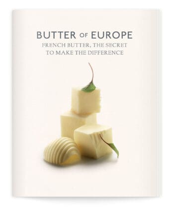Couverture de Butter of Europe, Ich&Kar dessine les secrets du beurre dans un cahier destiné à l'international