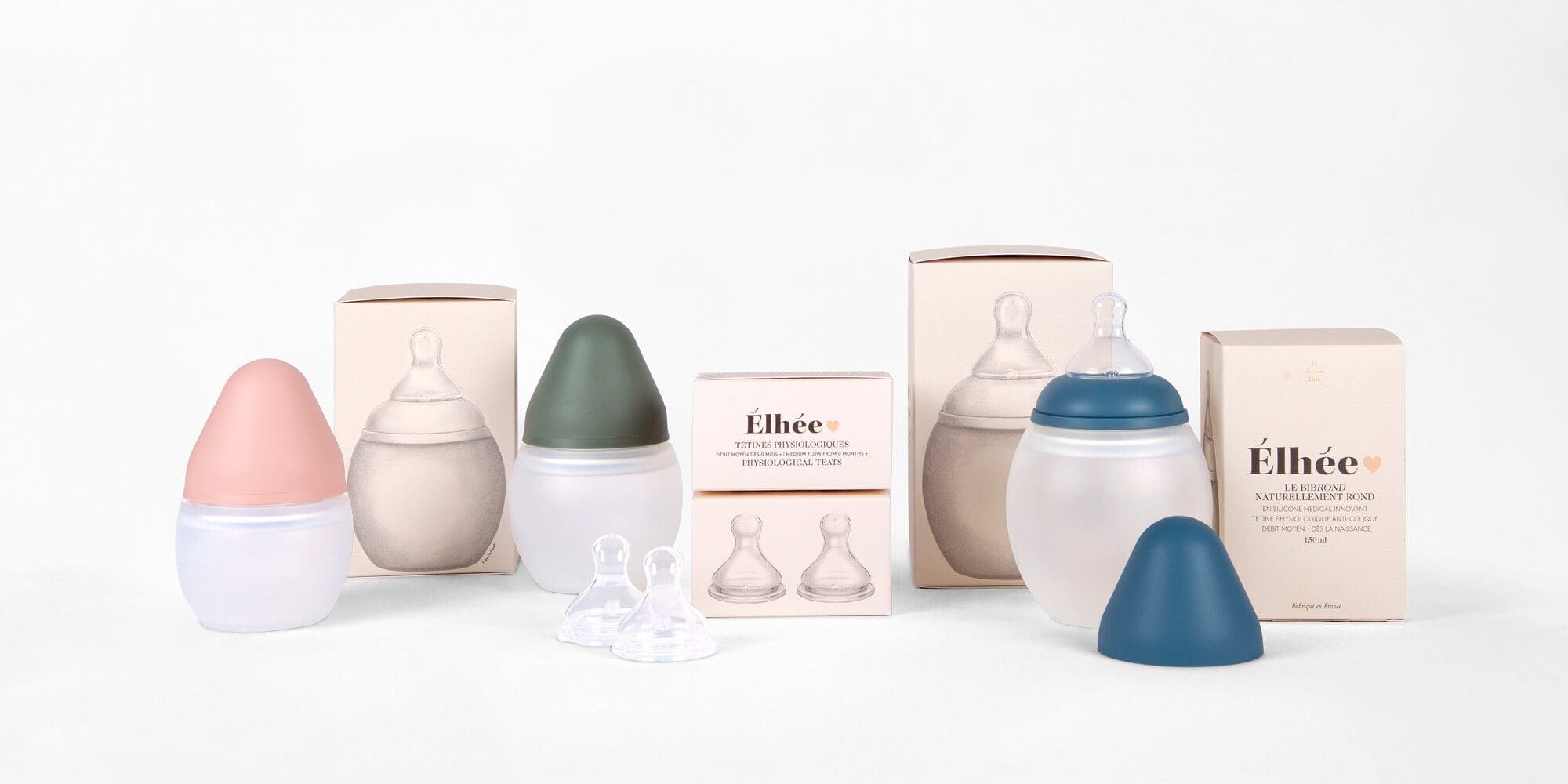 Ichetkar réalise le branding globale de la marque de biberon Élhée