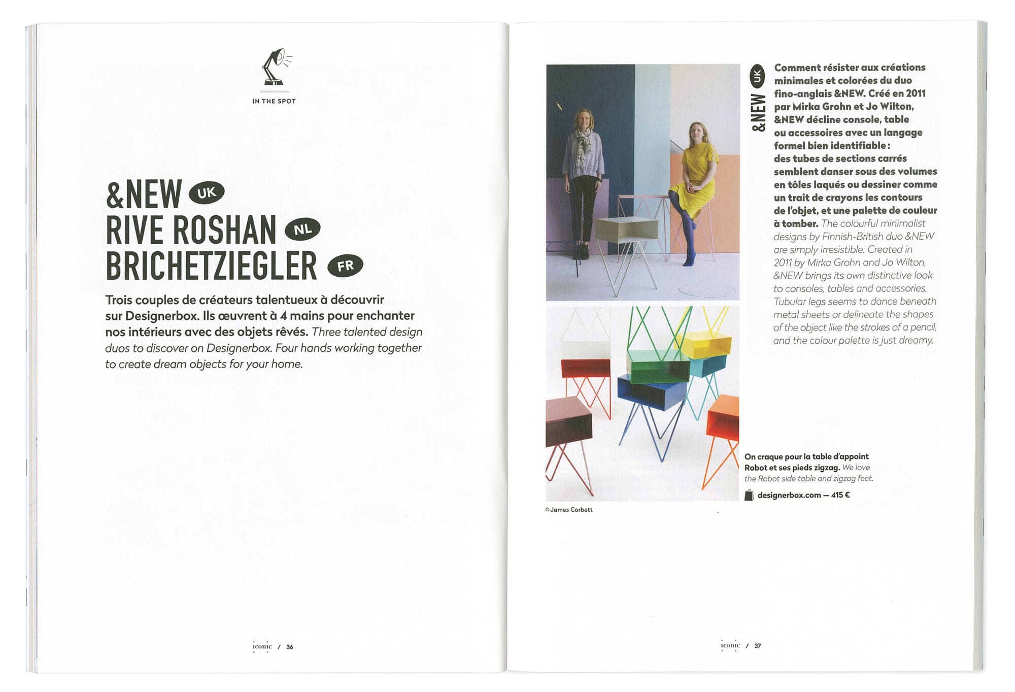 ichetkar dessine la maquette du magazine destiné a label famille, premier numéro du magazine de designerbox