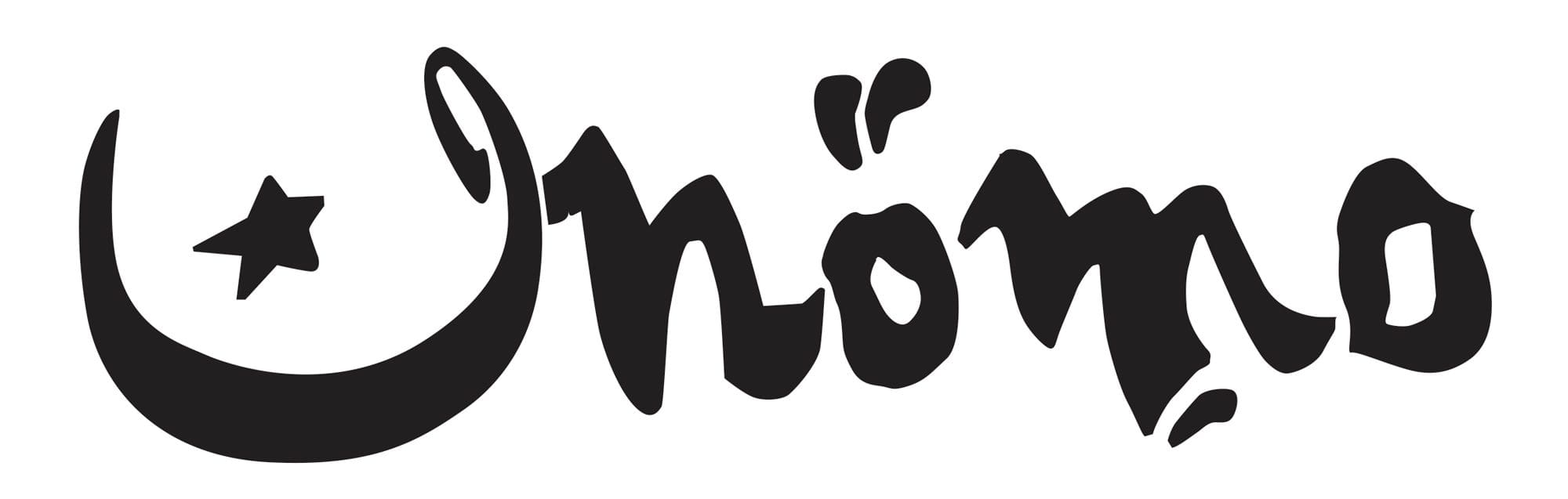 logo tout en calligraphie aux inspirations arabes pour le restaurant momo london