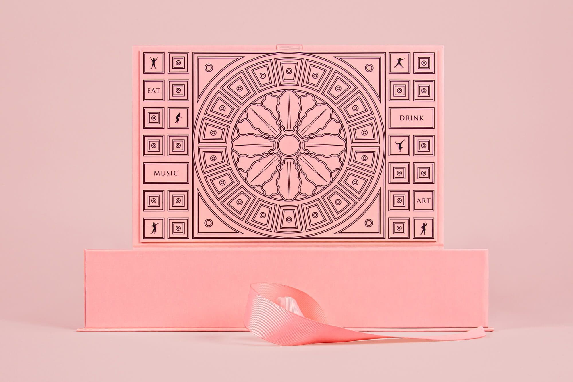 Pink Coffret sketch afternoon tea take-away design Ich&Kar