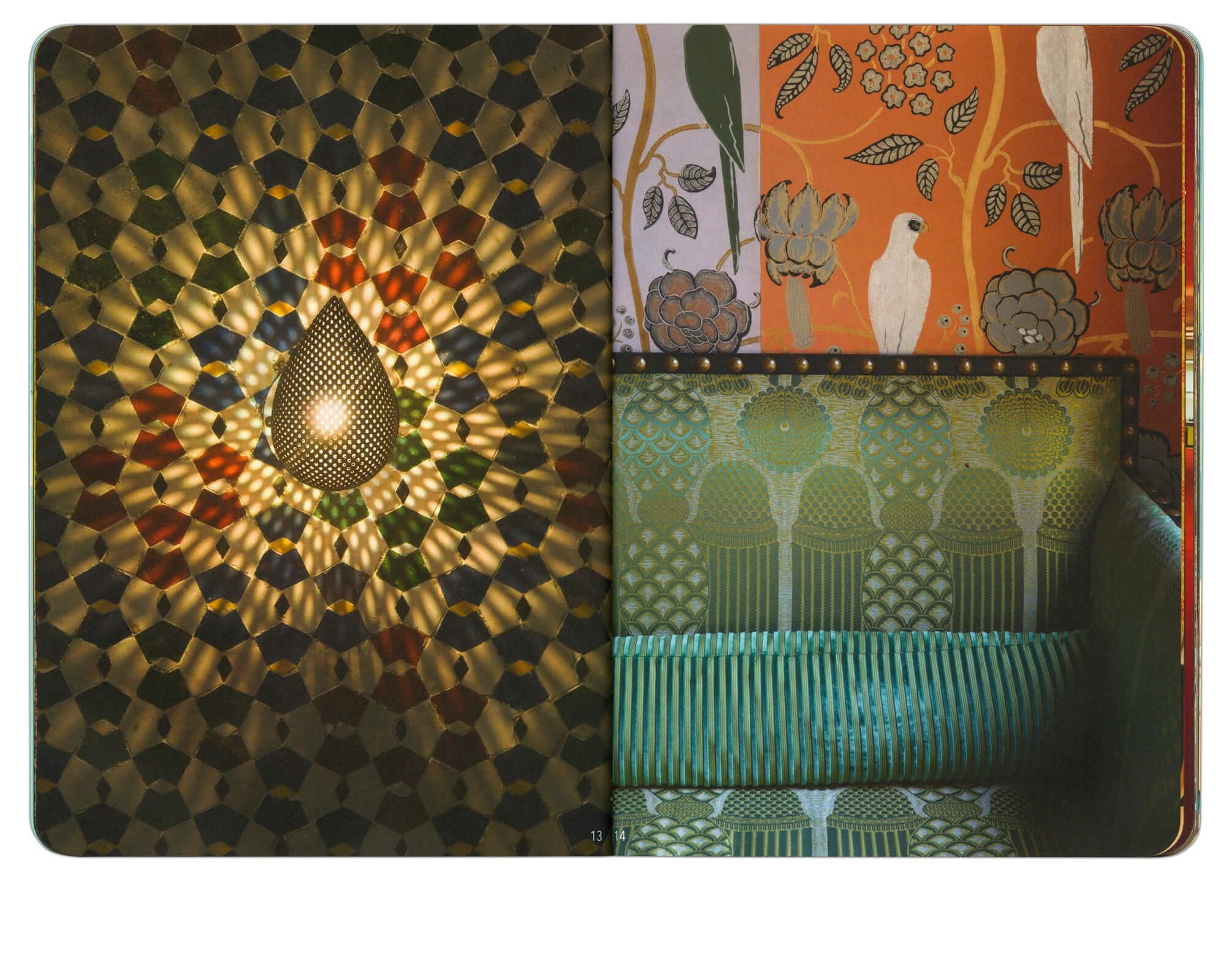 double page du livre COLORS 2021 pour annabel Karin Kassar, design ichetkar