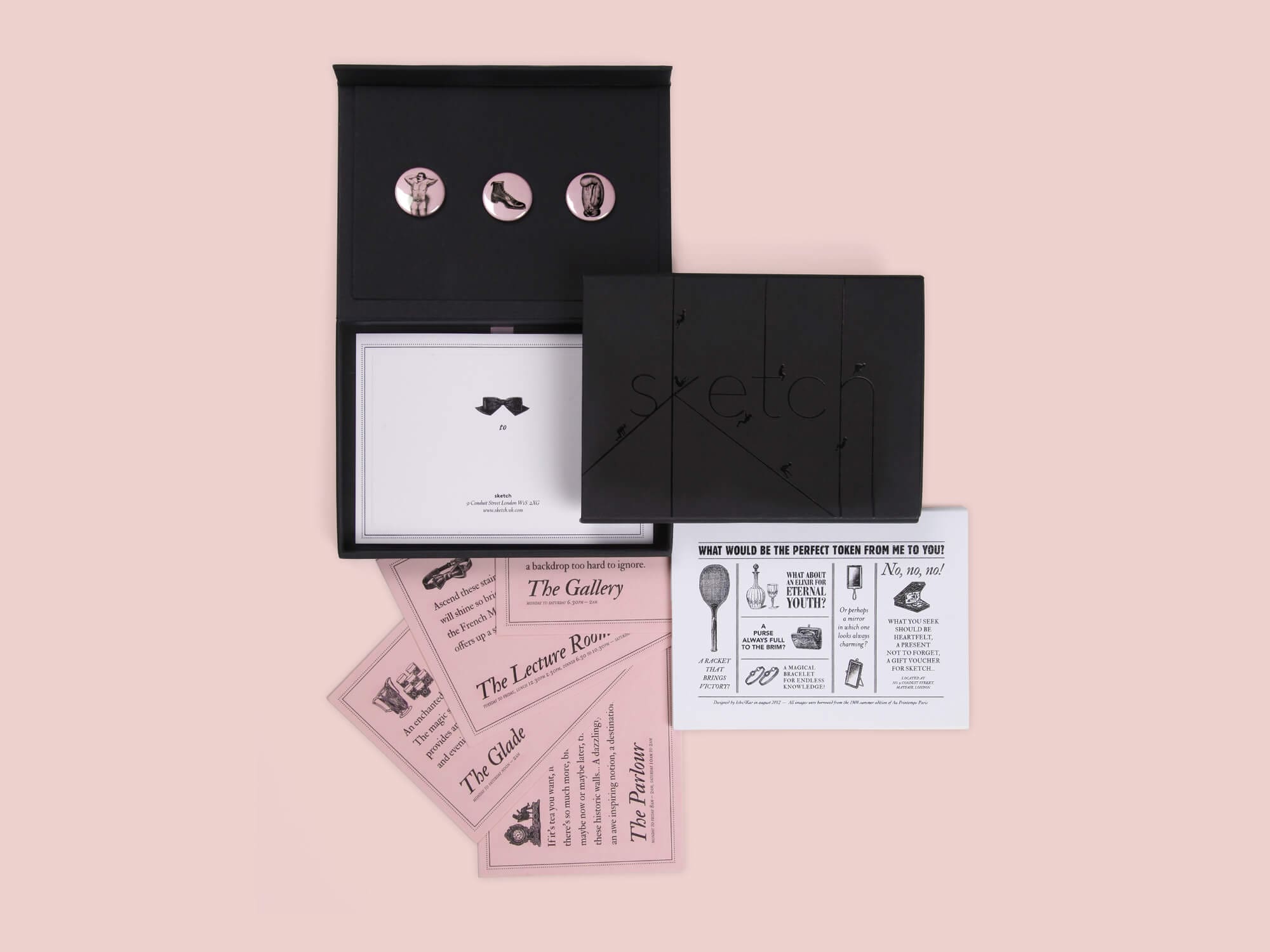 Le sketch voucher, design IchetKar