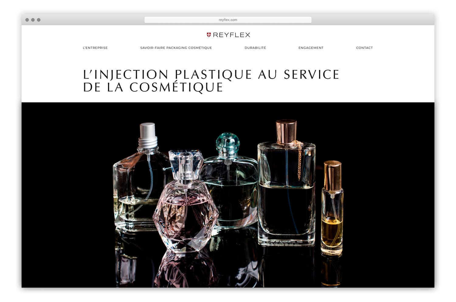 Ichetkar dessine le site pour l'industriel Reyflex